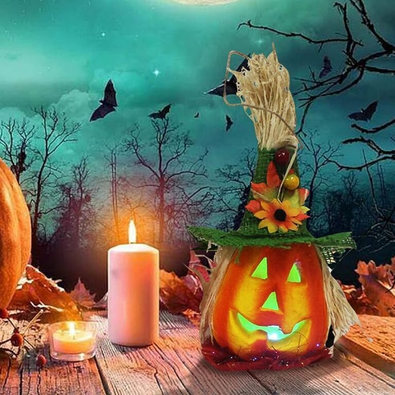 Glowing Halloween Decor: LED Pumpkin Lights